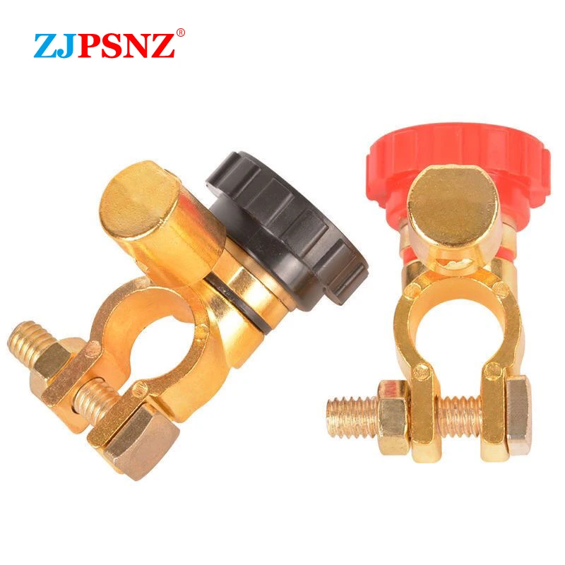 

Car Battery Terminal Link Switch Clamp Top Post Terminal Quick Cut Off Disconnect Isolator Switch Battery Disconnector Universal