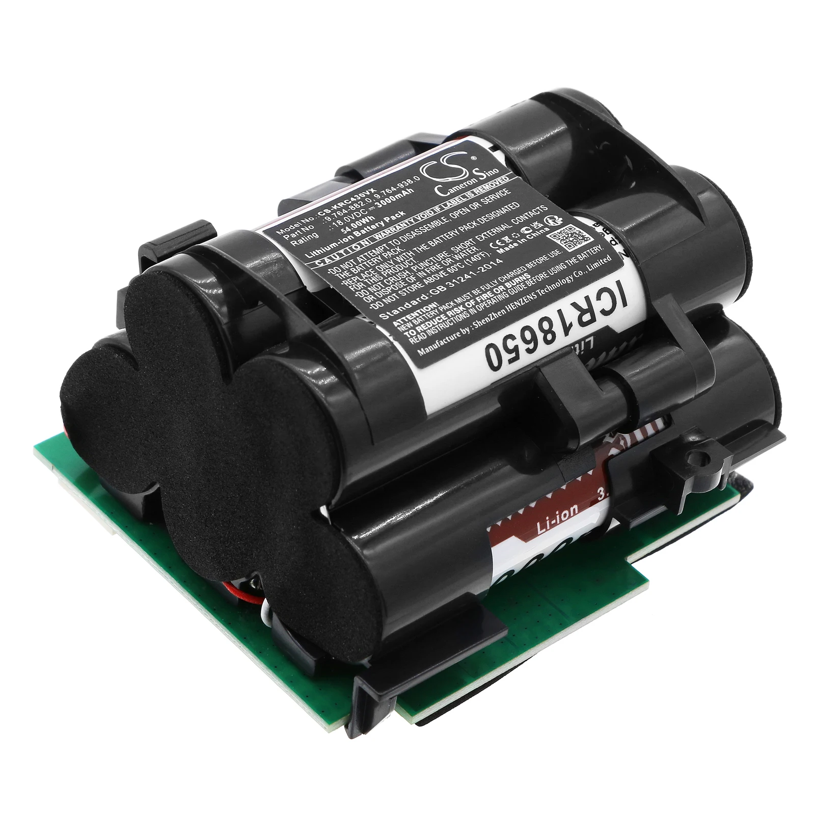 

Karcher VC 4i VC 4i Plus VC 4i Cordless 064200 PN. 9.764-882.0 9.764-938 3000mAh / 54.00Wh.0