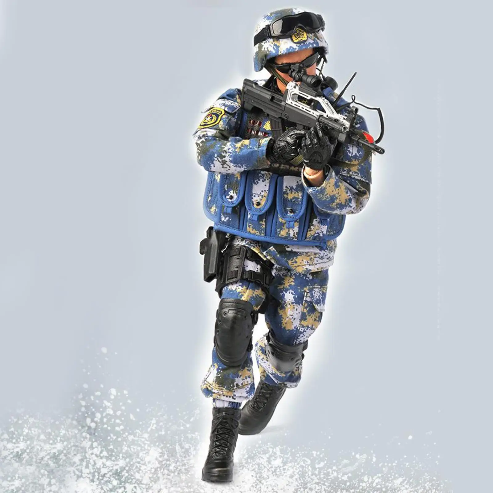 

1:6 Scale Action Figure with Accessories 30CM Navy PLA Army Men 12in Soldier Playsets Kids Boys Toys Children Gift