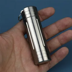 Travel Outdoor Medicine Storage Container Waterproof Pill Box Portable Sealed Capsule Camping Firstaid Pendant Bottle Necklace