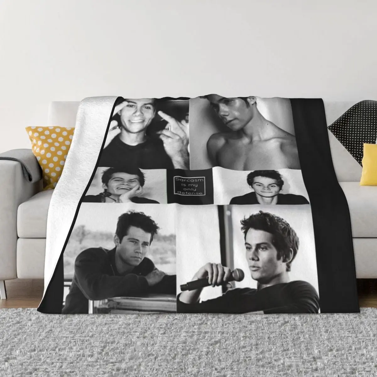 

Dylan O'Brien Throw Blanket Moving Blanket throw blanket for sofa