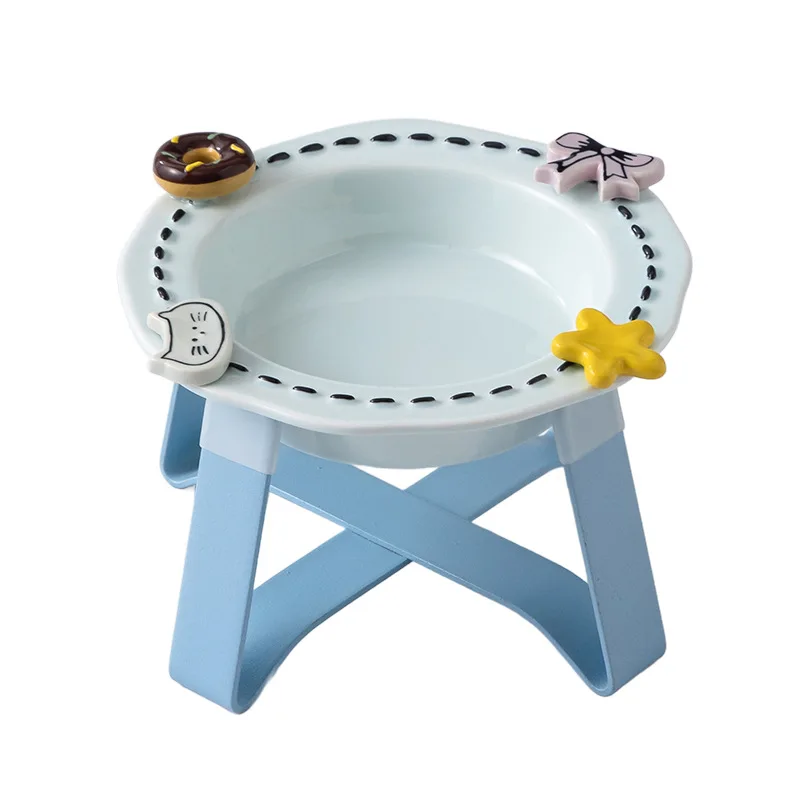 

Керамическая миска для домашних животных с мультяшным дизайном, керамический поил для собак, зоотовары