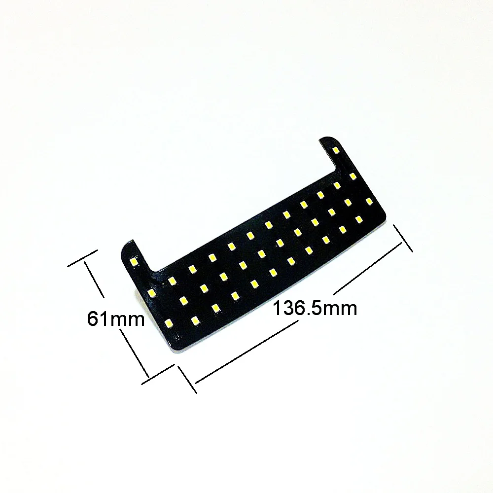 July King LED Car Interior Reading Lights Case For Toyota Prius 30 Series, 3pcs/set, 72LEDs 2835SMD 6000K LED Decorative Lights