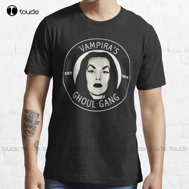 

New Vampira'S Ghoul Gang T-Shirt Work Shirt Cotton Tee Shirts Xs-5Xl Custom Aldult Teen Unisex Digital Printing Tee Shirts Retro
