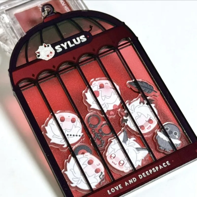 Love and Deepspace Sylus Xavier Rafayel Zayne Personality Creative Anime Game Peripherals Acrylic Shake Cartoon Backpack Pendant