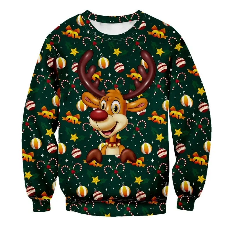 Weihnachten männer Hoodies Herbst männer Pullover Neue Weihnachten Kleidung 3D Gedruckt Pullover Mode Übergroßen männer Kleidung
