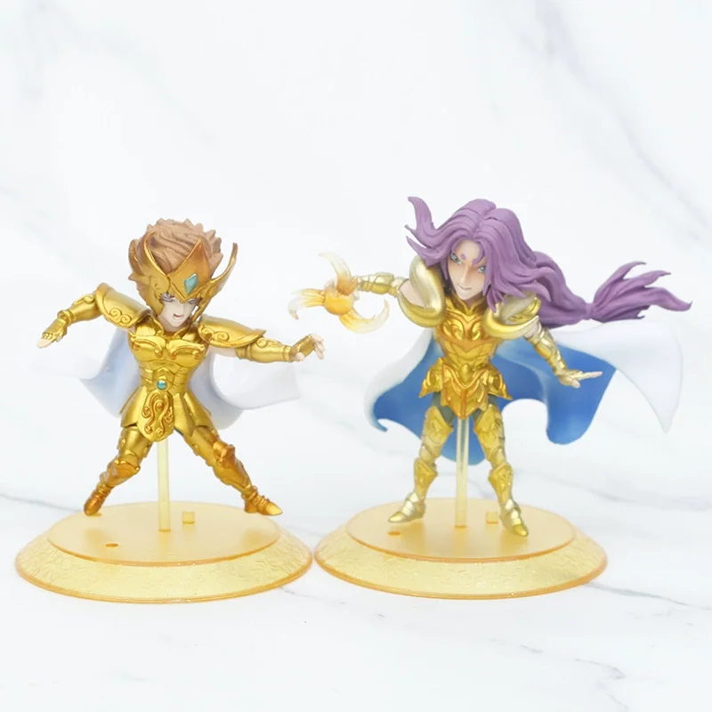 เซนต์เซย่า โมเดลสัตว์จักรราศี 5 ชิ้น ของสะสม ฟิกเกอร์แอคชั่น-สิงห์ ราศีเมษ ราศีมะเร็ง ราศีมีน ราศีพิจิก ของตกแต่ง ของขวัญ