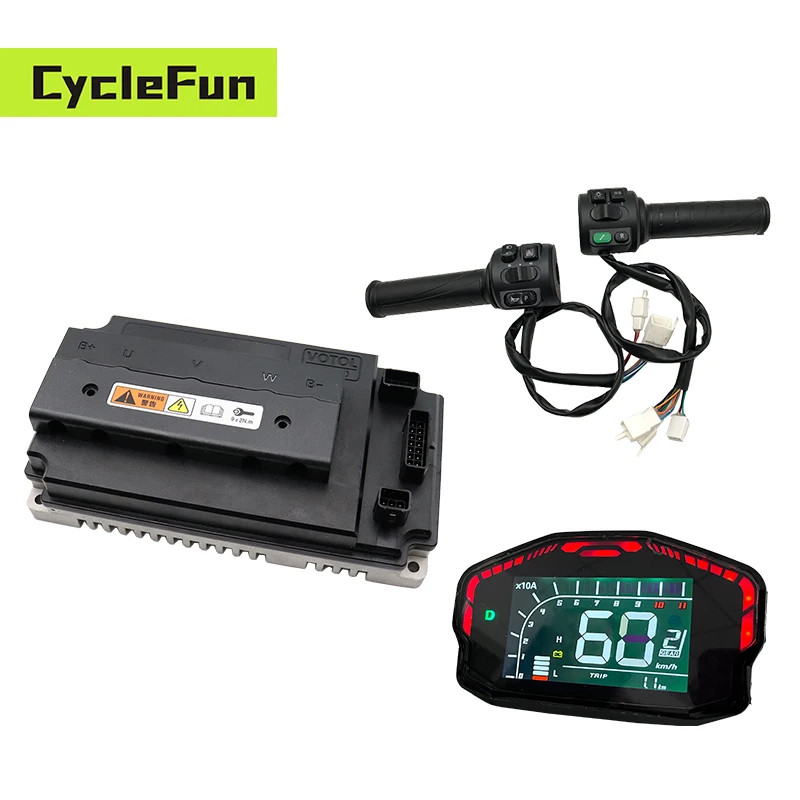 

Контроллер Votol EM-100 2 кВт 3 кВт 48 В 60 В 72 В Boost 120 А с дроссельной заслонкой дисплея DKD T08 для электрического скутера