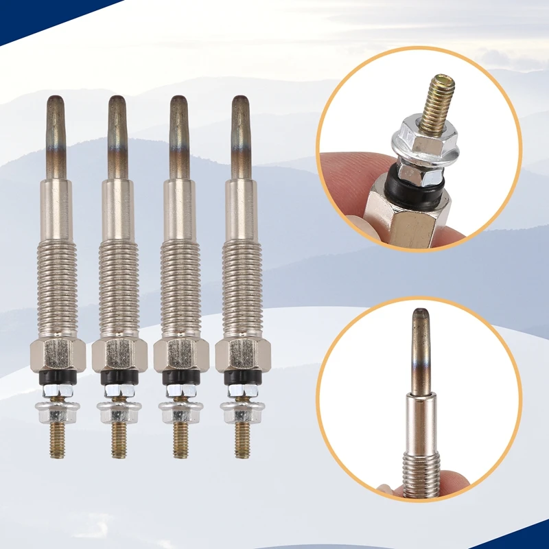 4Pcs WL03-18-601 WL81-18-601 Glow Plug Assy For Mazda Bongo 2.5TD B2500 For Ford Freda For Kia Sportage