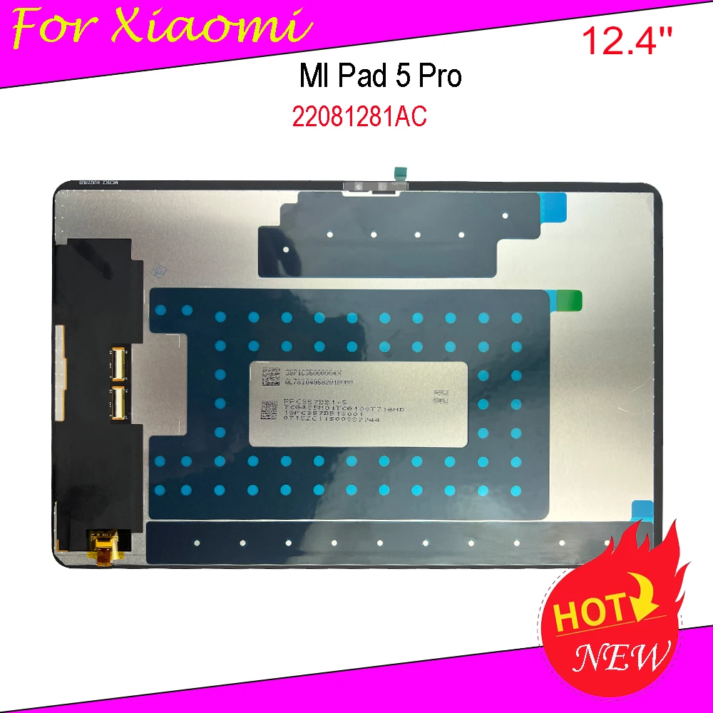 

New For Xiaomi Pad 5 Pro 12.4" LCD Display Touch Screen Digitizer Assembly Replacement For MiPad 5 Pro 22081281AC LCD Display
