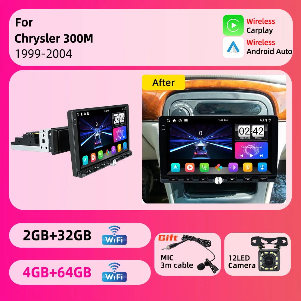 Android 1Din Car Multimedia 9