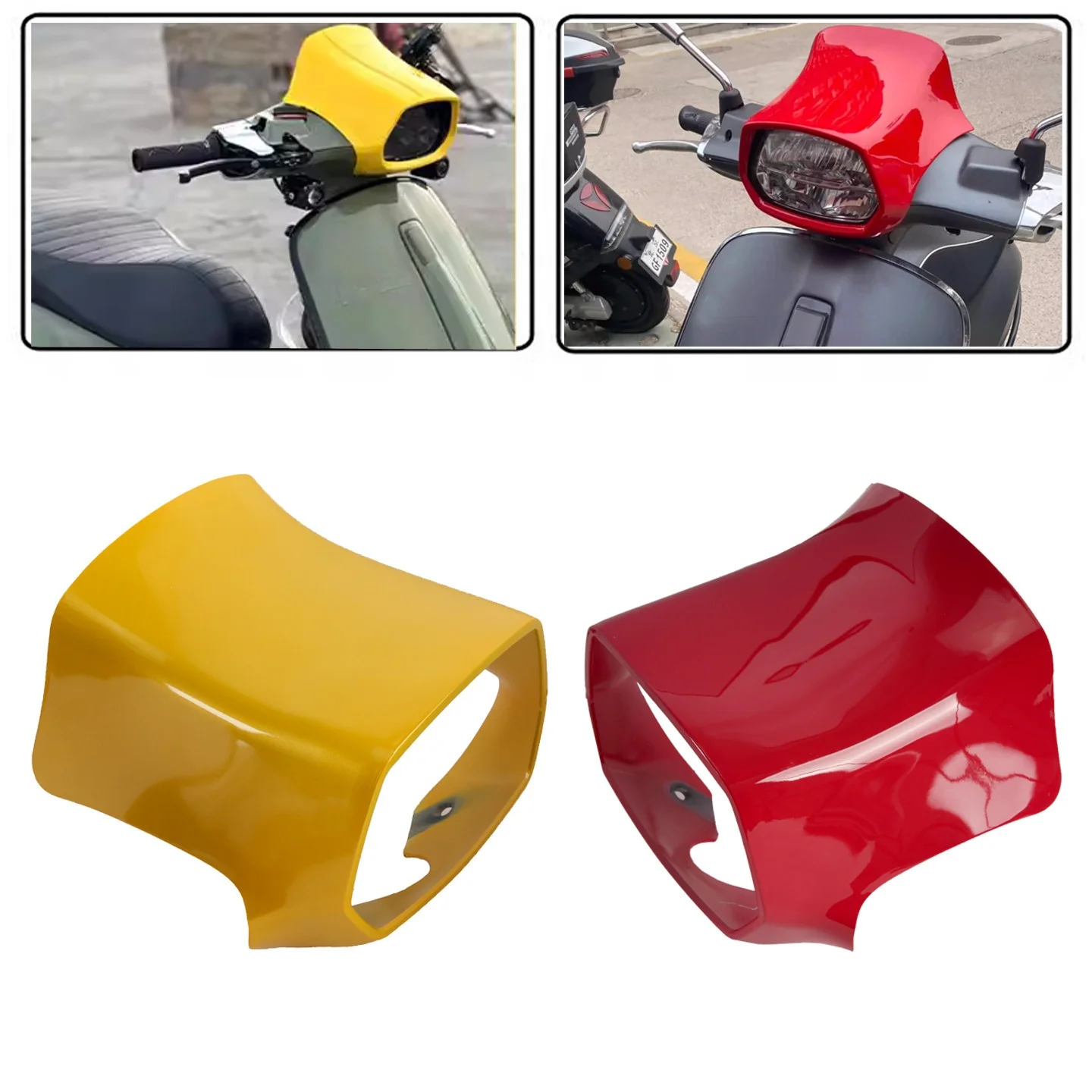 For Vespa Sprint 150 2018-2023 modified accessory front air intake cover and headlight decorative cover Headlamp Trim Cover