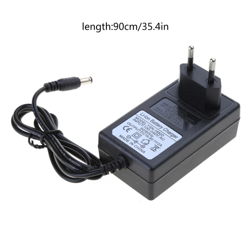 4S 16.8V 2A Adapter for 18650 Li-ion Battery 14.4V EU/US