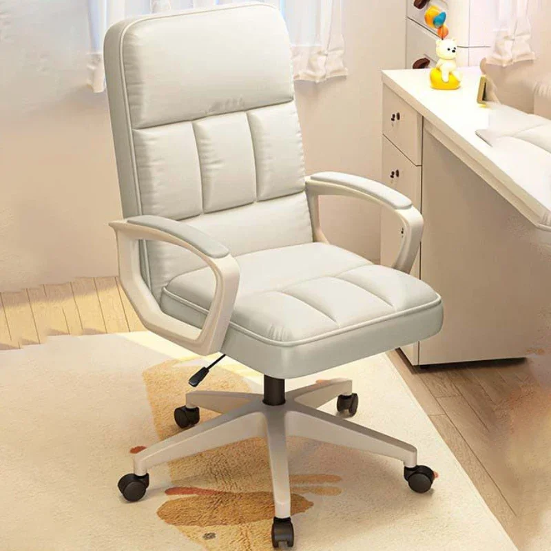 Rolling High Back Ergonomic Office Chair Swivel Mobile Gaming Office Chair Armchair Comfy Cadeira De Escritorio Salon Furniture