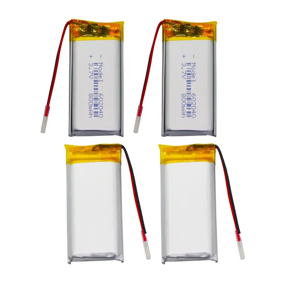 602040 Lithium Li-Po Polymer Rechargeable Battery 3.7V 800mAh Battery Replacement li-ion Lipo cells For Bluetooth speaker