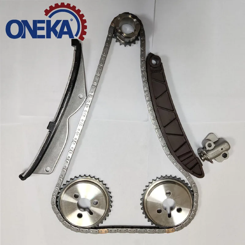 ONEKA Timing Chain Kits for Chevrolet Aveo Engine Parts Tensioner Pulley Timing Guide Sprocket 96416303 96416304 96416275