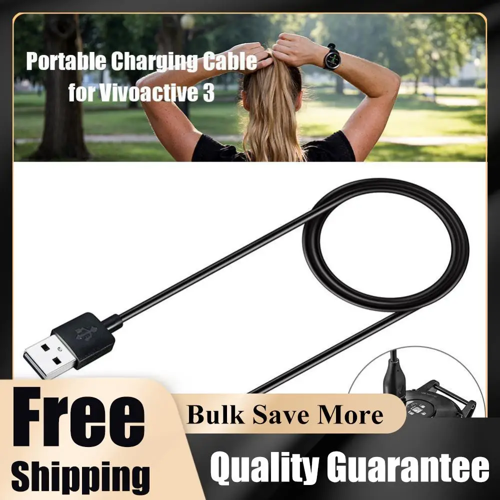 3.3ft USB Charger Charging Cable for Garmin Fenix 6S 6 5 Plus 5X Vivoactive 3