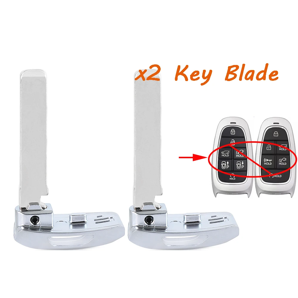 

KEYECU 2 Remote Blank Key Blade for Hyundai Ioniq 5 2021 2022 2023 2024 FG01220 CQOFD01470 95440-GI020 95440-GI030 95440-GI050