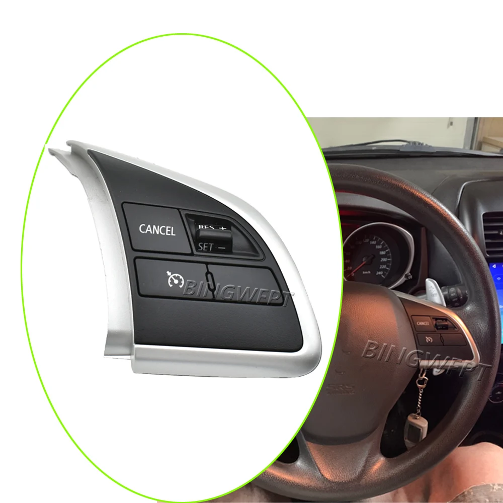 L/R Steering Wheel Button For Mitsubishi Eclipse Cross 2016-2018 Outlander 3 2013-2019 Volume Music Adjust Cruise Control Switch