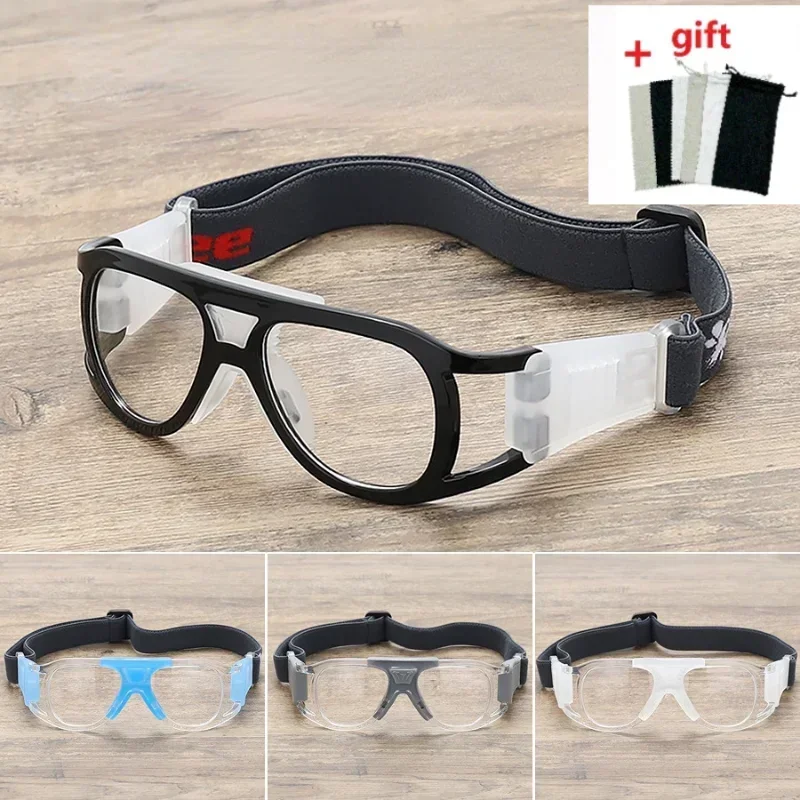 Myopia Basketball Glasses Sport Eyewear Football Anti-Collision Glasses Aspheric Color  Photosensitive Changing Spectacle Lenses