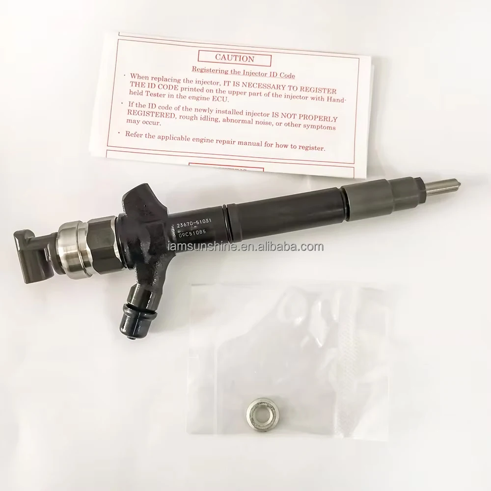 

Genuine New 1VD-FTV Injector 095000-9780 0950009780 095000-9781 Diesel Fuel Nozzle 23670-51030 23670-51020
