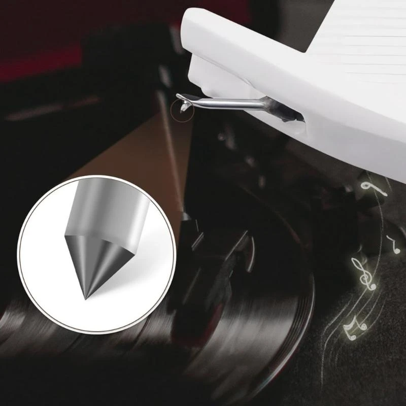 96GF Turntable Needle Diamond Styluses Phonograph Maintenance Part Record Player Needle Turntable Styluses for Record Player