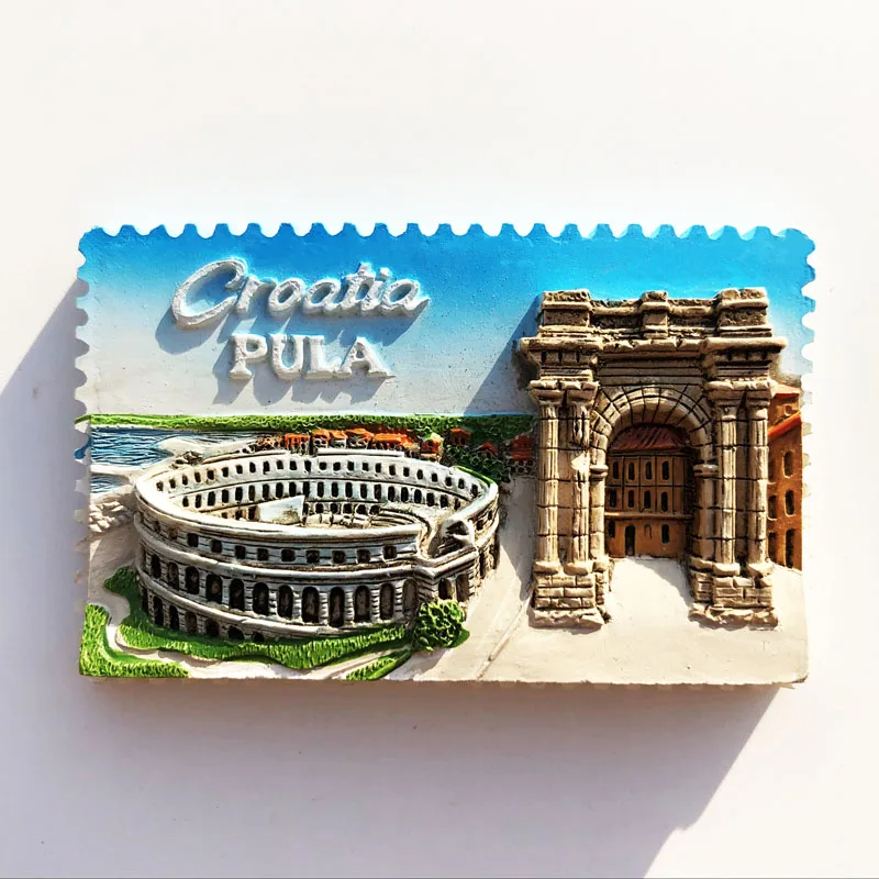 Europe Croatia Fridge Magnet Tourist Souvenirs Refrigerator Magnetic Stickers Travel collection Gift