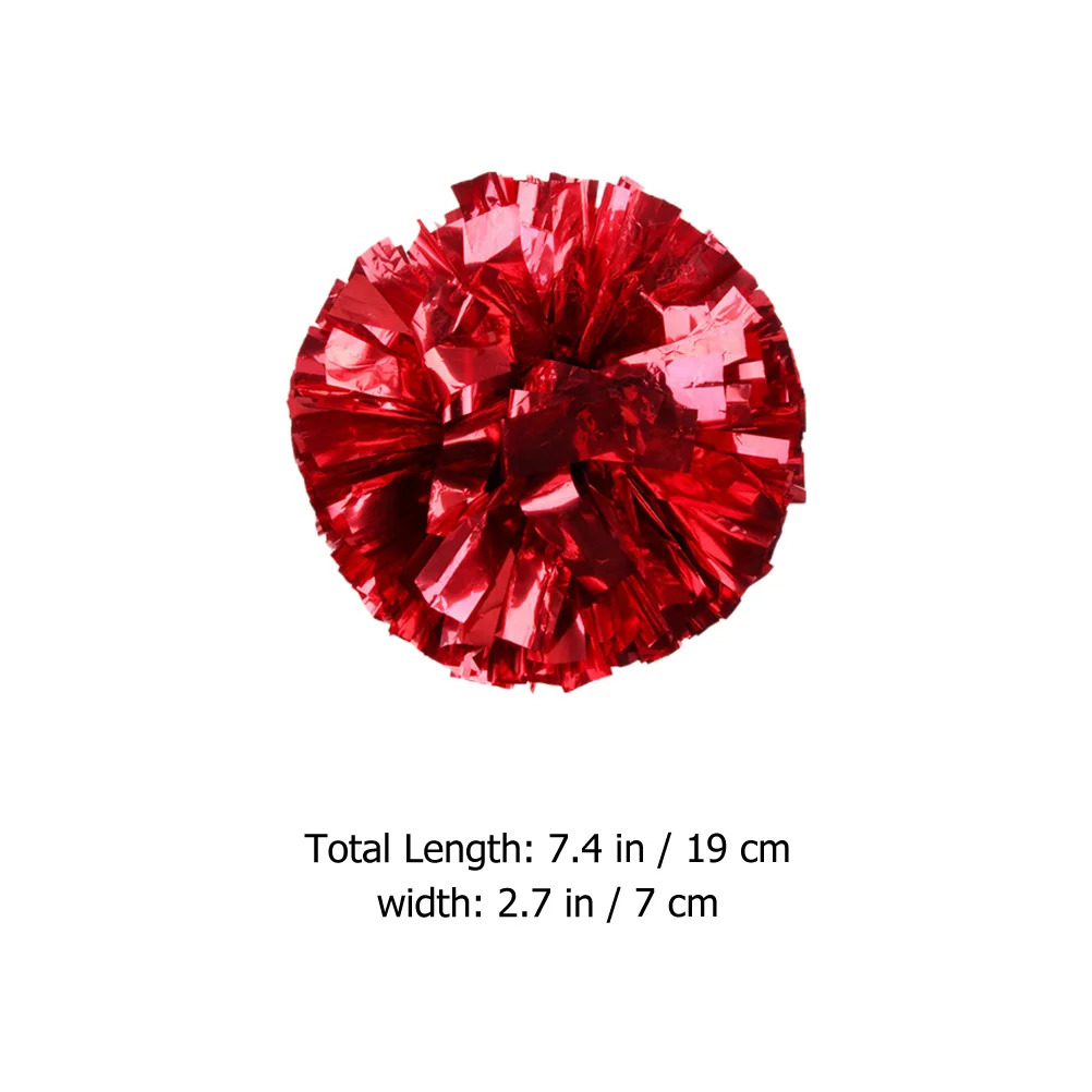 4 قطعة المشجع بوم بومس لافتة للنظر لامعة الكريات للمسابقات المدرسية الرياضية الحدث الرقص الملحقات #6