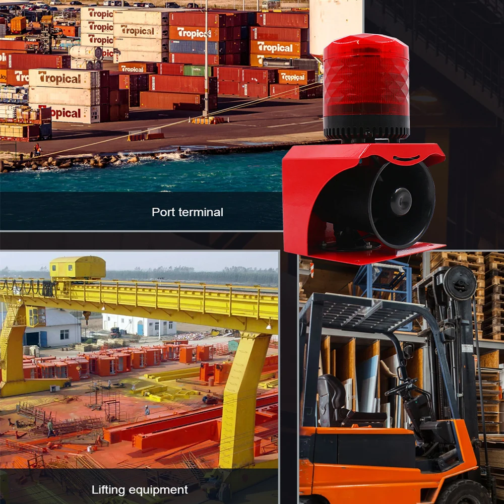 Waterproof outdoor detector with beacon light Sound and light alarm Perimeter security alarm