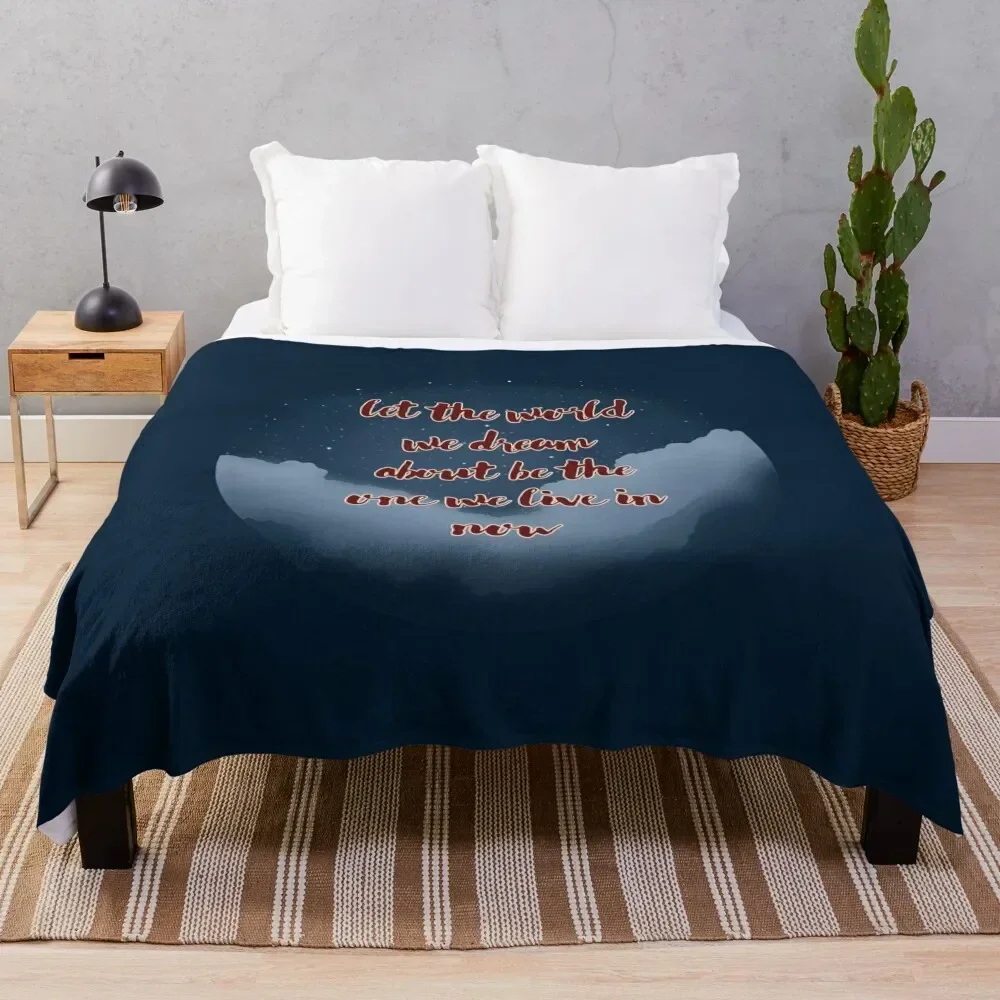 

Hadestown quote Throw Blanket Thermals For Travel Multi-Purpose Blankets