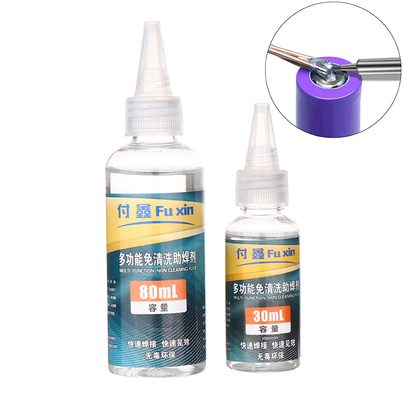 

30/80ml Strong Solder Flux Stainless Steel Flux Battery Repair Liquid Soldering Flux Welding Flux DIY Repair Tools
