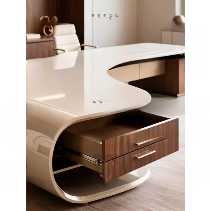 

Creative boss table, curved