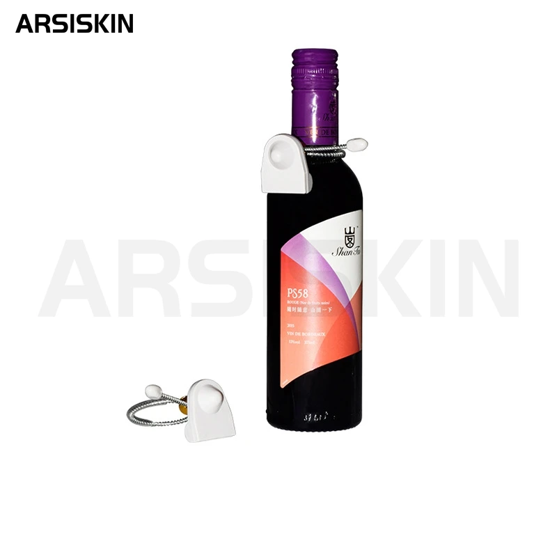 

50pcs AM 58KHz Wine Bottle Security Tag With 17CM Steel Wire Anti-theft Hard Tag For Supermarket Liquor Bottle
