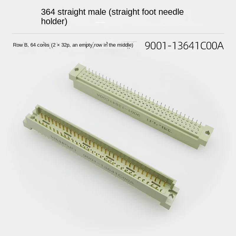 364 Three-row 64p board-to-board 2 x 32pin short-row connectors Bent male straight female Straight male or bent female