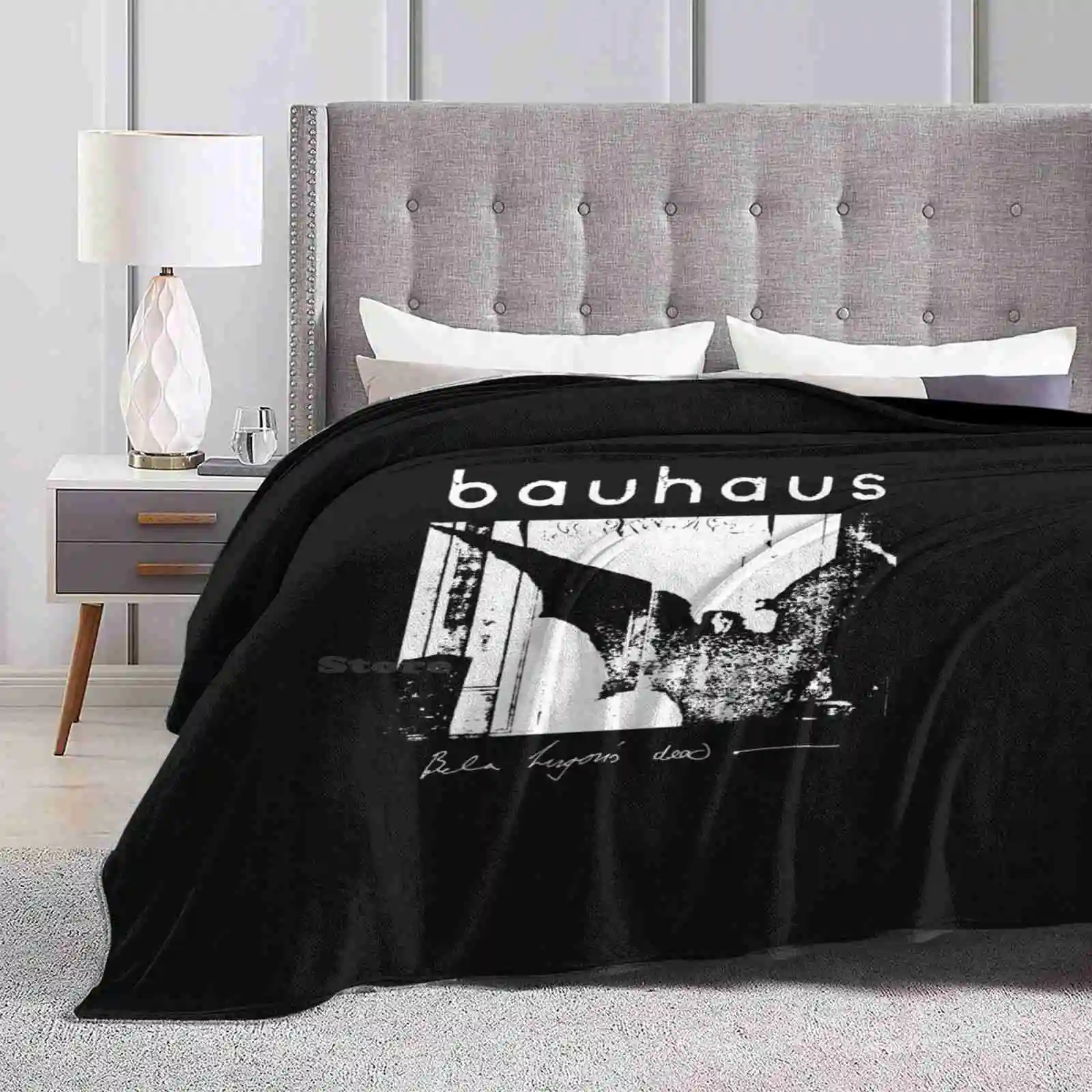 - Bat Wings-Bela Lugosi'S Dead New Print Novelty Fashion Soft Warm Blanket The Sisters Of Mercy Vintage Floodland First And