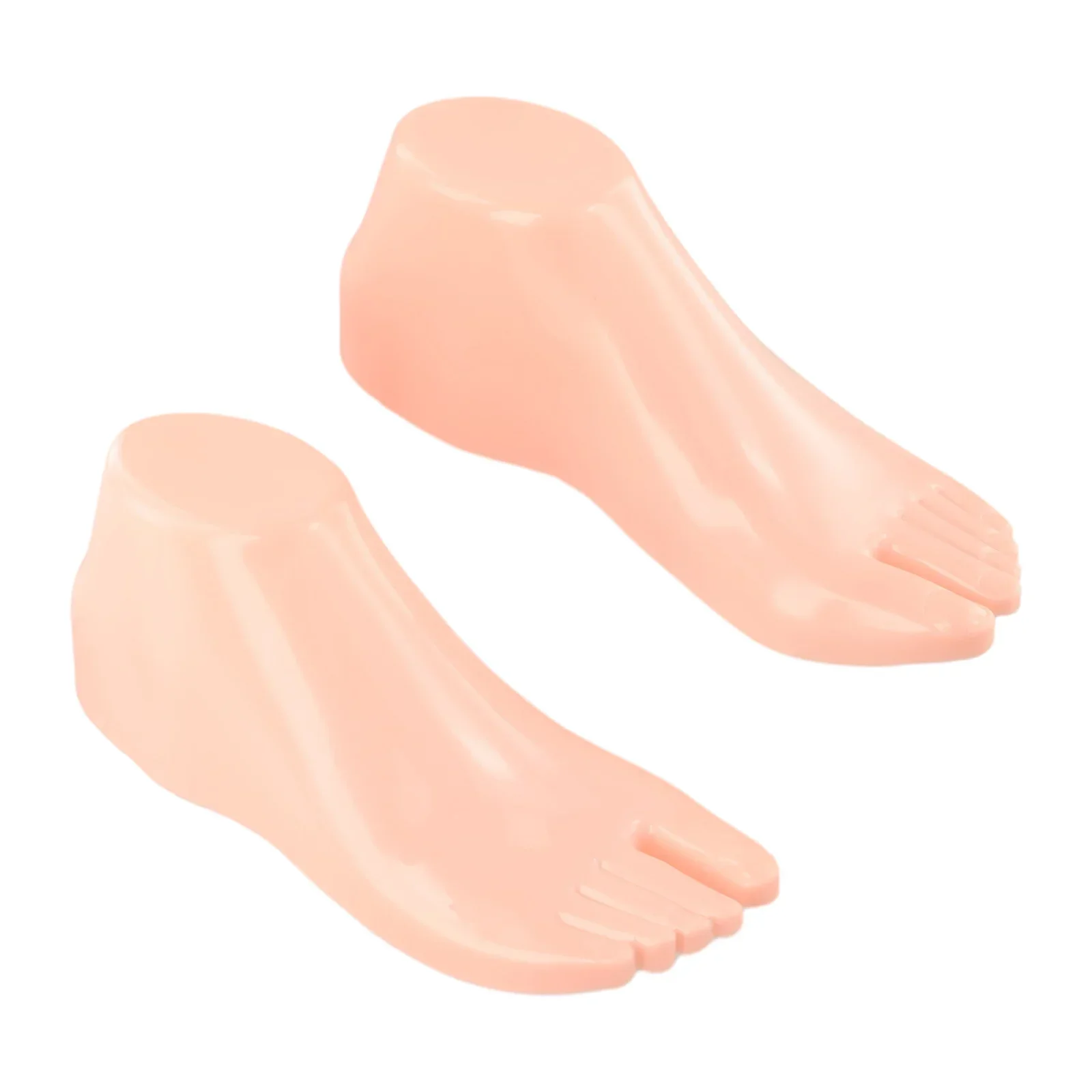 1 Pair Hard Plastic Foot Models 22*7.6*8.5cm Foot Model For Stuffing Shoes Mannequin Brand New For Showcasing Shoes