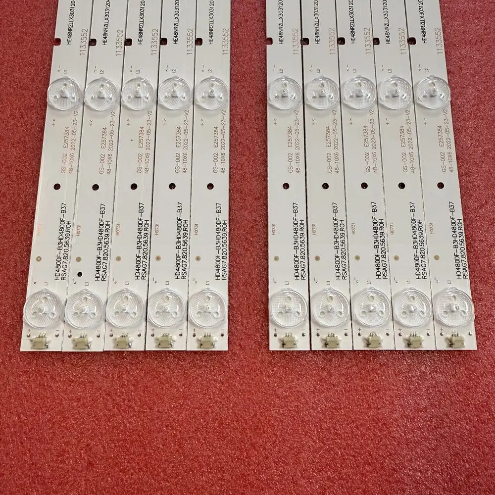 

10 шт./компл. светодиодная лента для Hisense 48H4 48H5 LED48K20JD Insignia NS-48D510NA15 RSAG7.820.5639 HD480DF-B37 B31