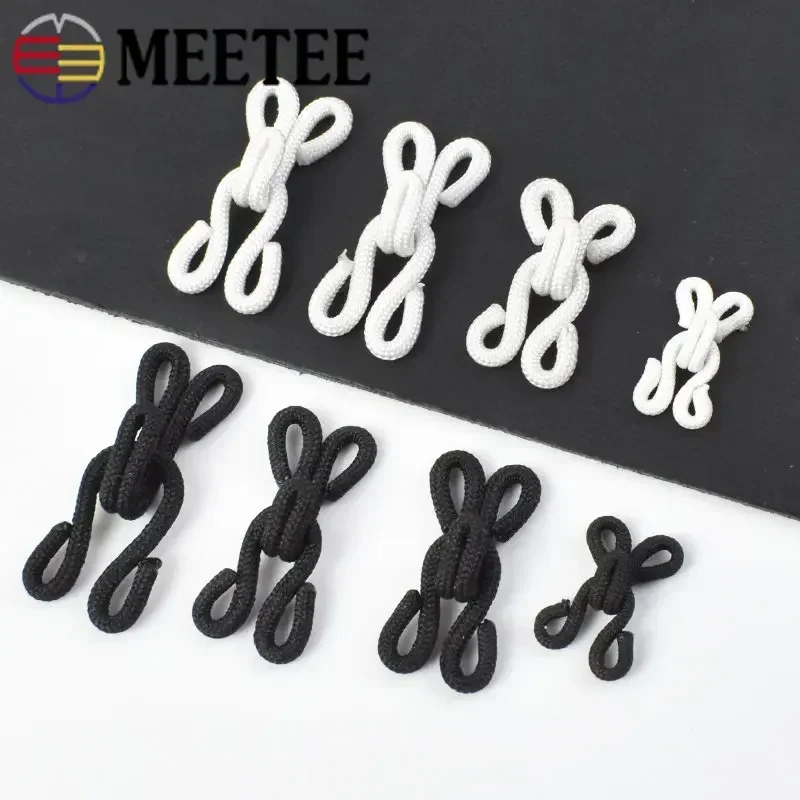 20/50Set Cotton Invisible Button Adjust Pants Skirt Coat Buckles Collar Hook Garment Underwear Bra Buckle DIY Sewing Accessories