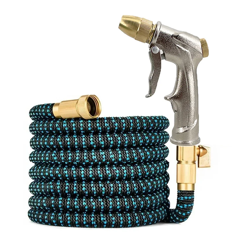 

High-Pressure Garden Hose Retractable Garden Hose Featuring Multi-Function Spray Modes, And A Portable Nozzle Suitable For Car