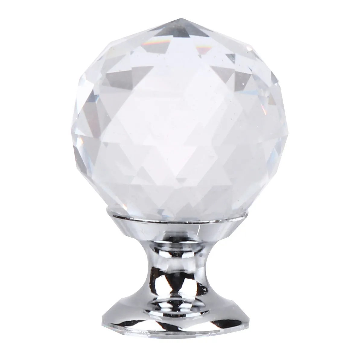 

10 шт. хрустальных ручек для шкафов, современные декоративные ручки для выдвижных ящиков, для кухонных шкафов, комодов, дверей, мебели, серебристые