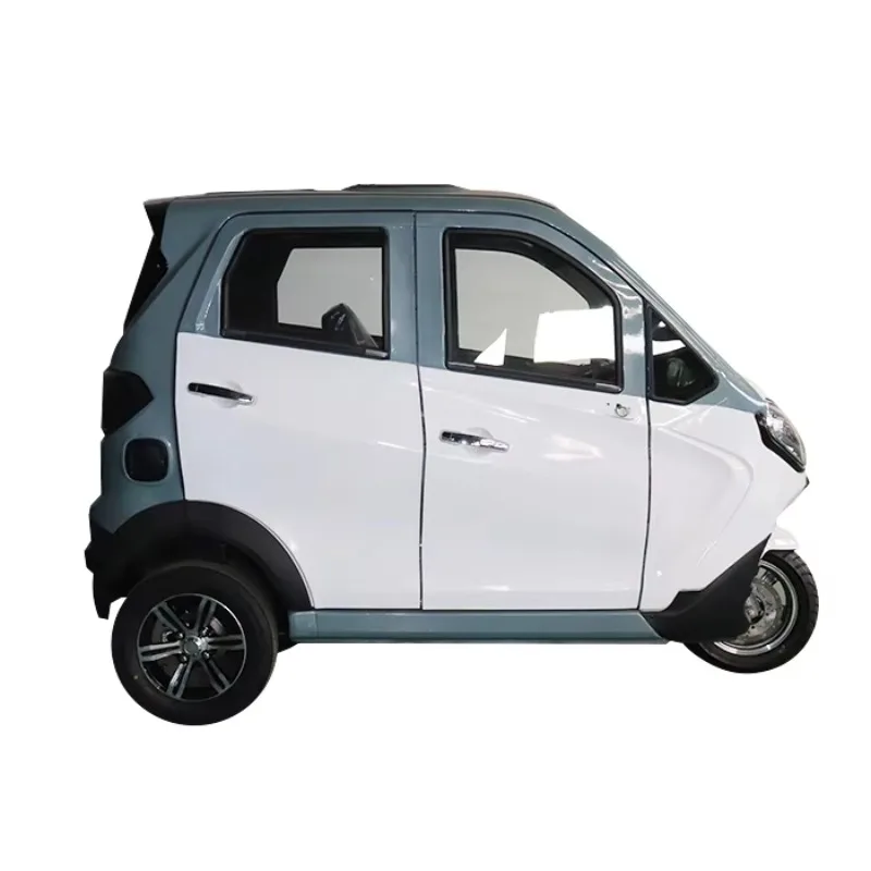 QQA KEYU global best-selling three-seat 60v58Ah lead-acid battery electric tricycle 60v 1200w family use