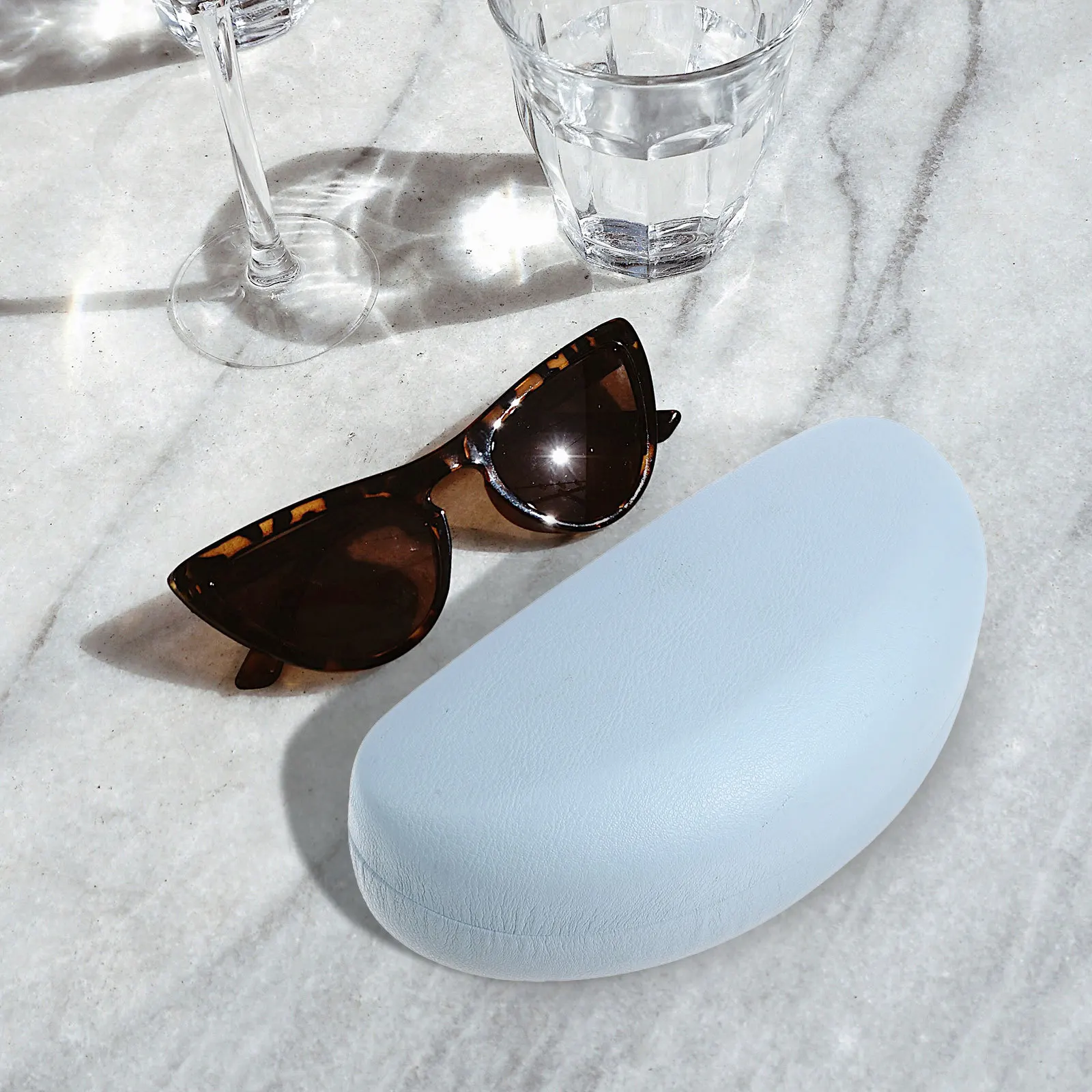 

3Pcs Premium Hard Sunglass Case Portable Eyewear Organizer Travel-Friendly Glasses Storage Box Shockproof Protection for Active