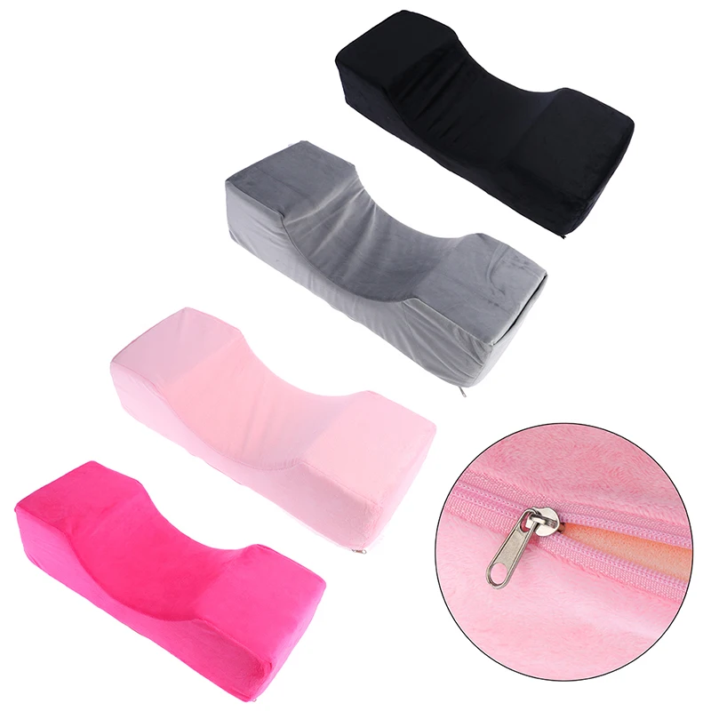 【K】U-Shaped Memory Foam False Eyelashes Pillow Ergonomic Curve Neck Pillow Salon Home Eyelash Transplantation Beauty Makeup