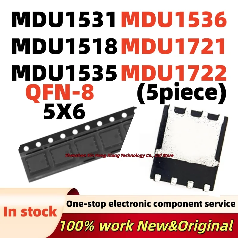 

(5pcs)100%new MDU1535 MDU1536 MDU1518 MDU1531 MDU1721 MDU1722 QFN-8