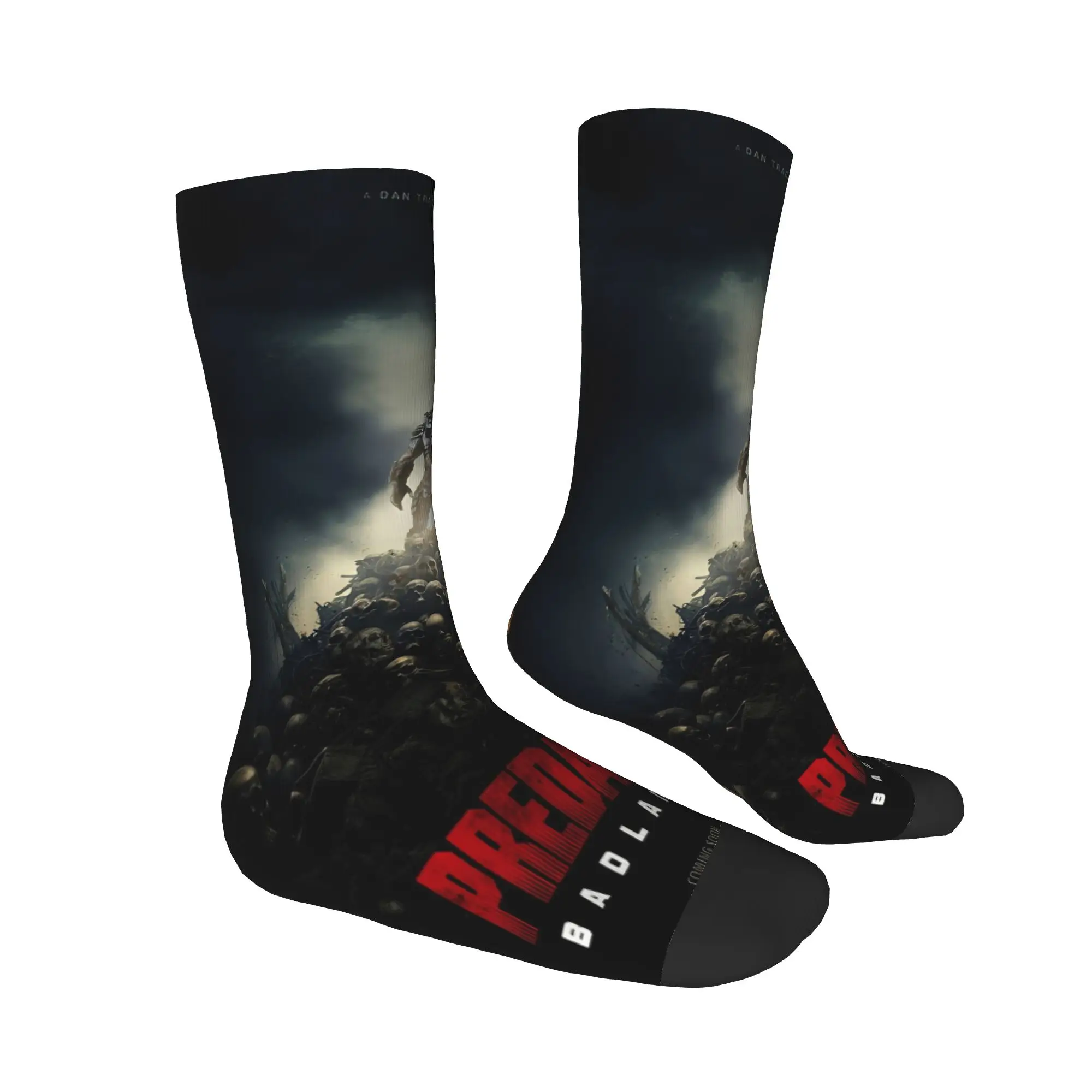 Predator: جوارب Badlands Middle للنساء والرجال، منتجات لجميع المواسم، جوارب ناعمة مضادة للانزلاق