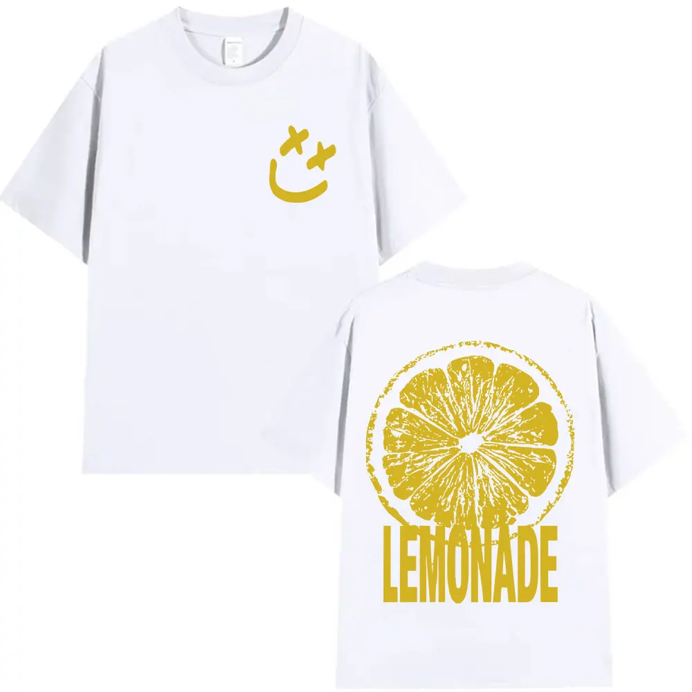 Louis Tomlinson Lemonade Tour 2025 Print T Shirt Men Women Harajuku Fashion Vintage T-shirts Casual Cotton Short Sleeve T-shirt