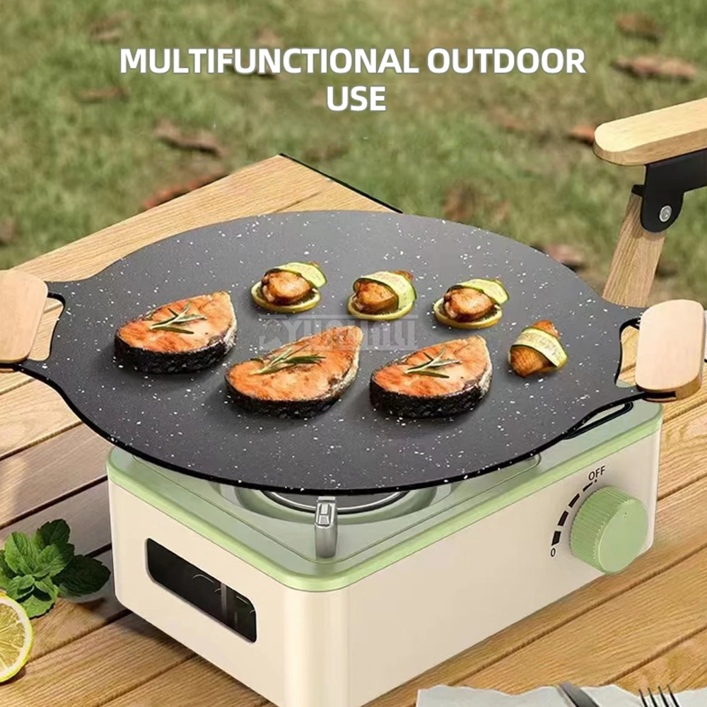Réchaud de camping portable multifonctionnel, réchaud à gaz coupe-vent, ustensiles de cuisine, extérieur