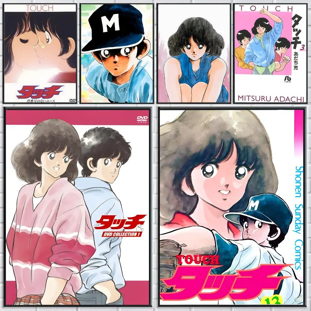 Japanisches Anime T-Touch Poster HD Selbstklebender Wasserdichter Papieraufkleber Geeignet für Wohnzimmer Schlafzimmer Heimdekoration
