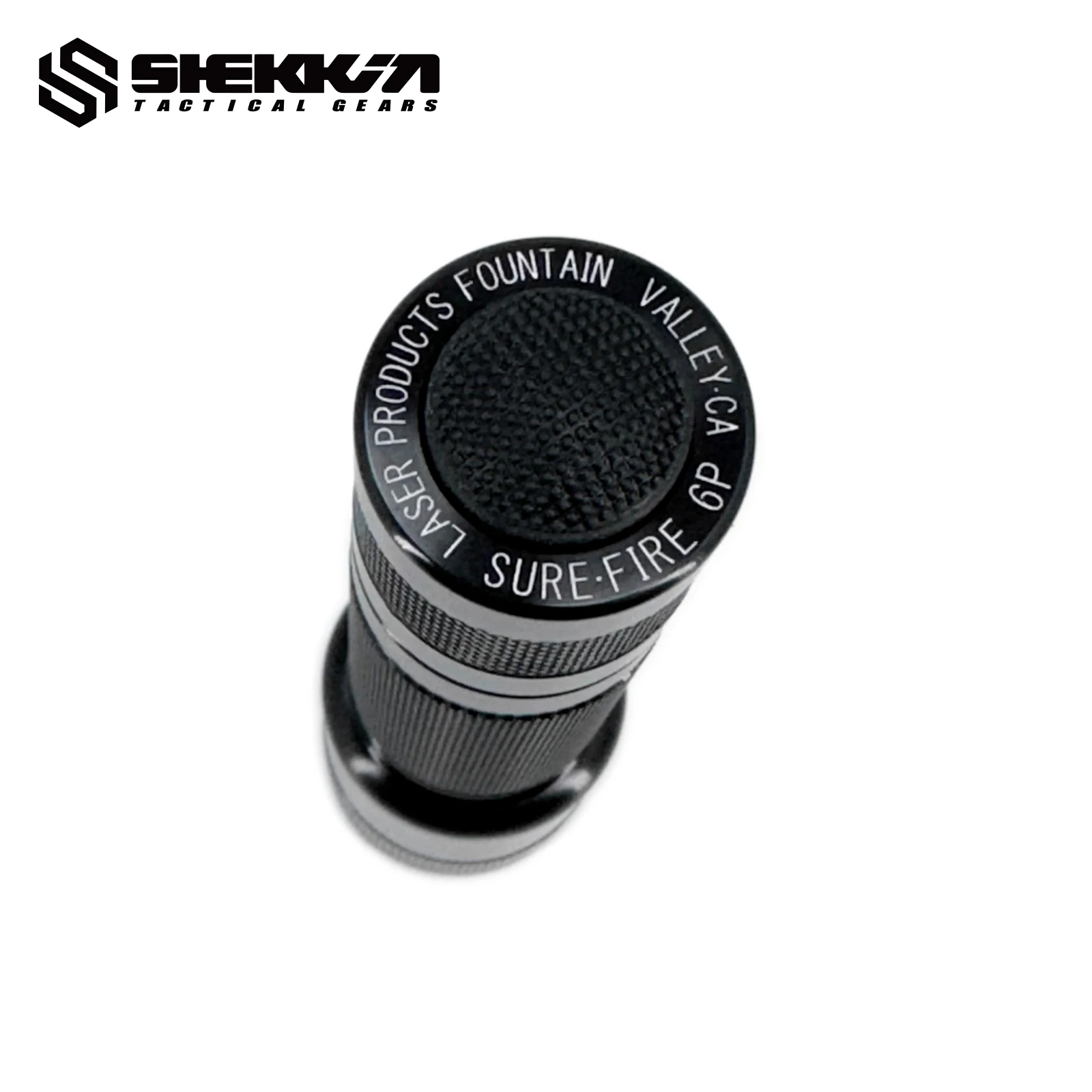 Linterna táctica LED Shekkingears – Réplica estilo Surefire 6P en aluminio - imagen 4
