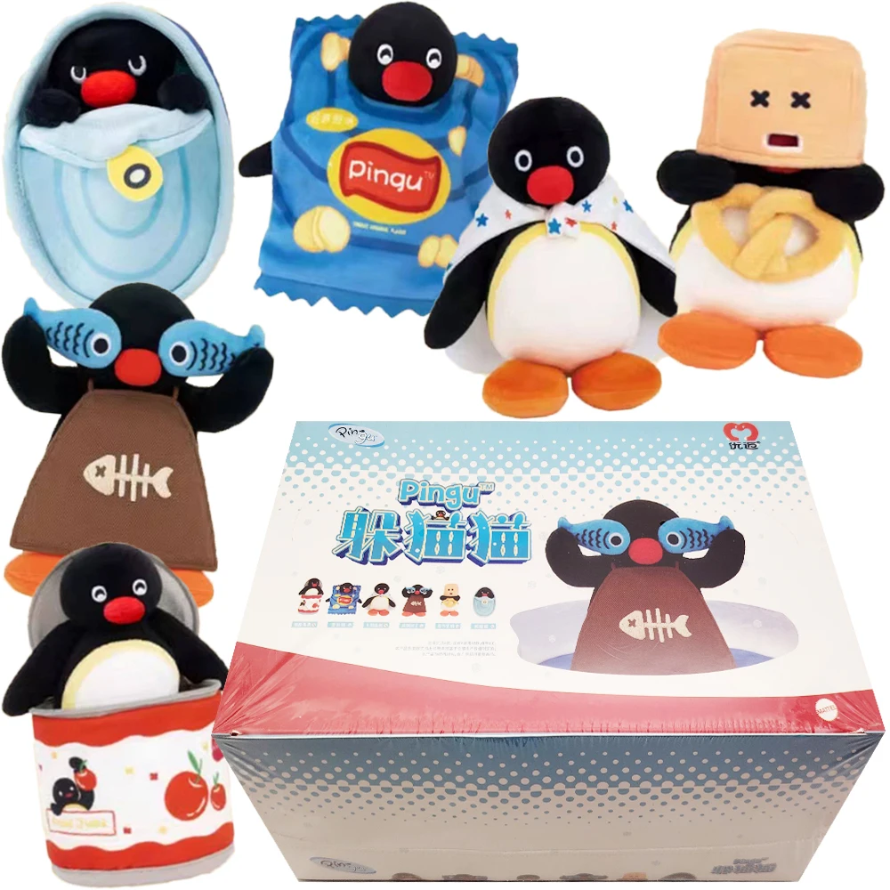 

Original Pingu Popular Trendy IP Cartoon Star Exquisite and High-quality Soft Pendant Accessories Blind Box Children Toys Gifts